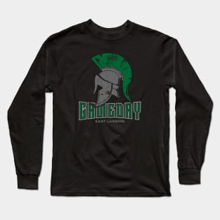 Vintage Spartan Gameday // Grunge Football Game Day Long Sleeve T-Shirt